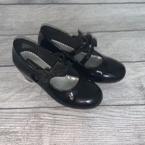 Rachel Shoes black wedge dress shoes size 13